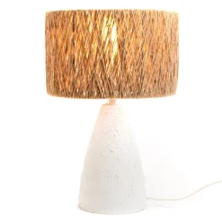 Banak Donak Lampe de table en corde et métal