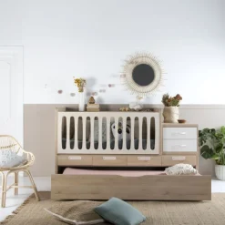 Enfant Banak Doroty Berceau convertible avec lit et tiroirs