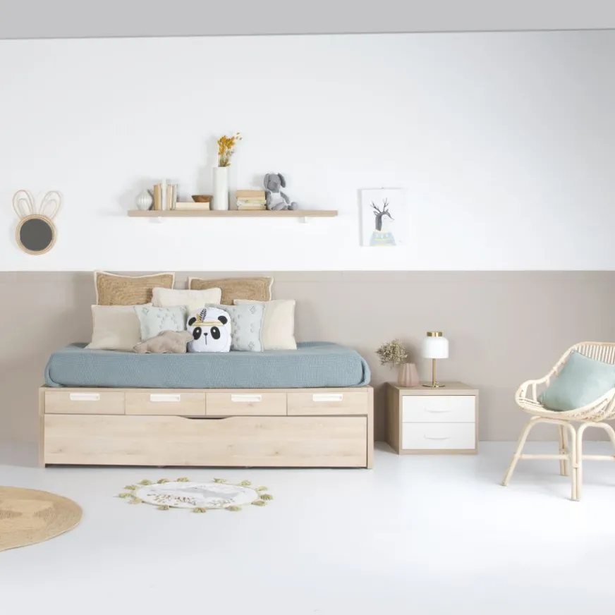 Enfant Banak Doroty Berceau convertible avec lit et tiroirs