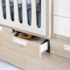 Enfant Banak Doroty Berceau convertible avec lit et tiroirs