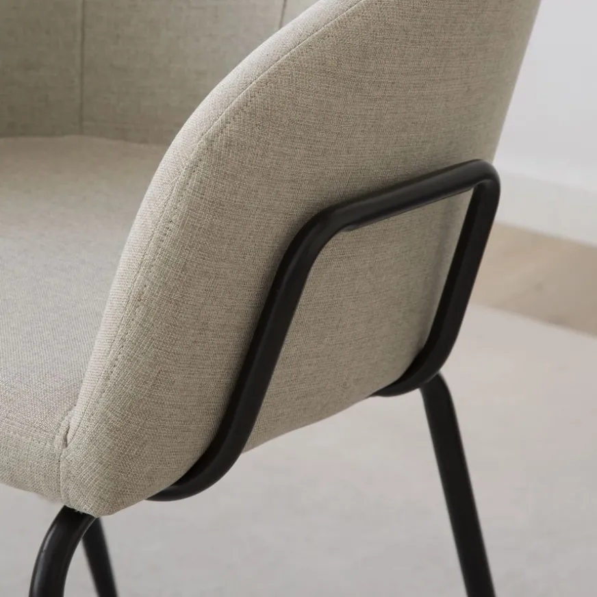 Banak Dresde Chaise rembourrée beige