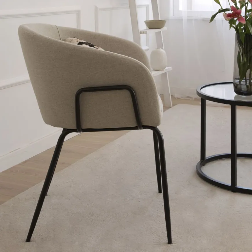 Banak Dresde Chaise rembourrée beige