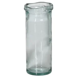 Banak Dudas Vase en verre recyclé naturel