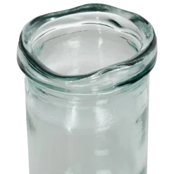 Banak Dudas Vase en verre recyclé naturel