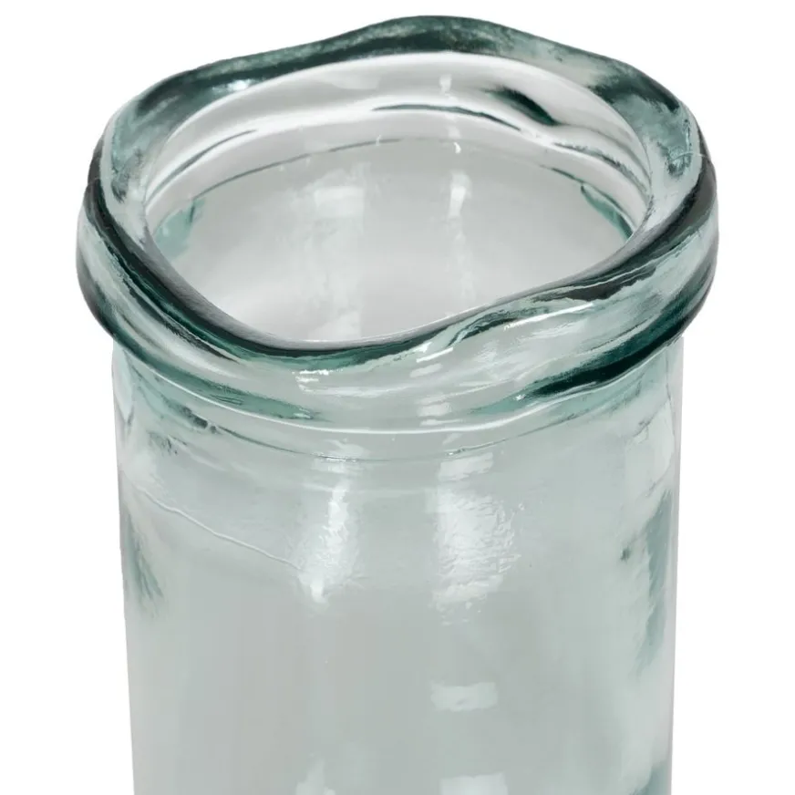 Banak Dudas Vase en verre recyclé naturel