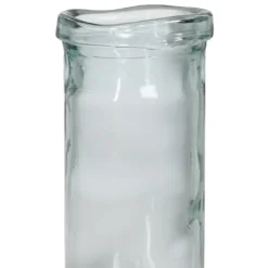 Banak Dudas Vase en verre recyclé naturel