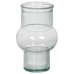 Banak Duhas Vase en verre recyclé naturel