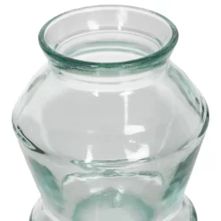 Banak Dukas Vase en verre recyclé naturel