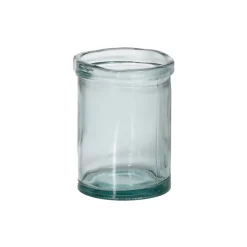 Banak Dupas Vase en verre recyclé naturel