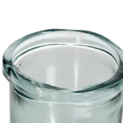 Banak Dupas Vase en verre recyclé naturel