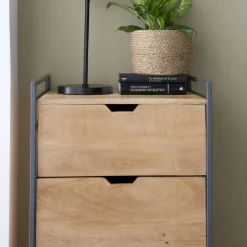 Banak Eifel Sinfonier en bois de manguier et métal