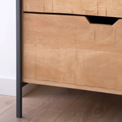 Banak Eifel Sinfonier en bois de manguier et métal