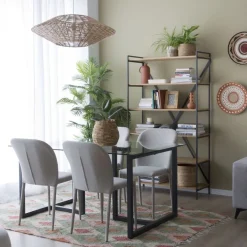 Banak Eifel étagère en bois de manguier et métal 100