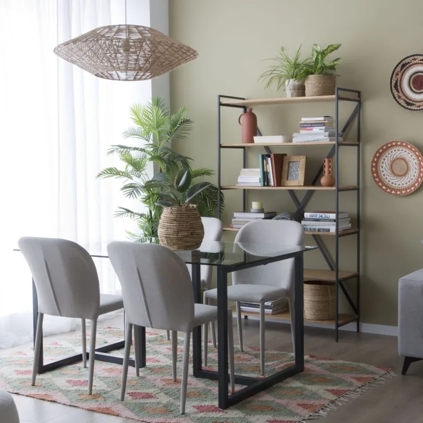 Banak Eifel étagère en bois de manguier et métal 100