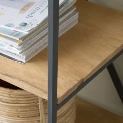 Banak Eifel étagère en bois de manguier et métal 100