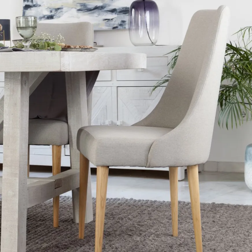 Banak Elisa Chaise rembourrée beige