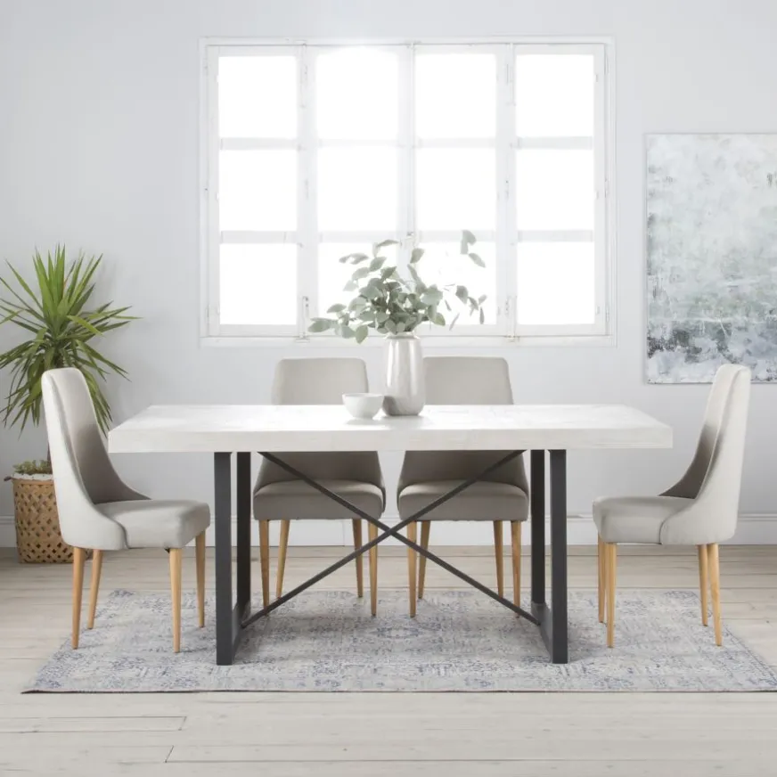 Banak Elisa Chaise rembourrée beige