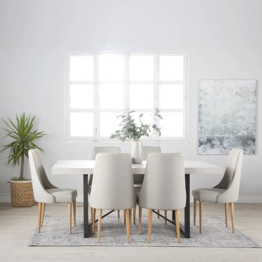 Banak Elisa Chaise rembourrée beige