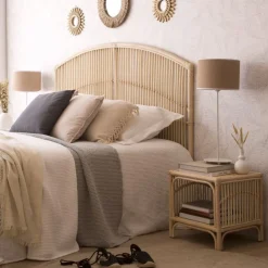 Banak Elle Table d'appoint en rotin naturel