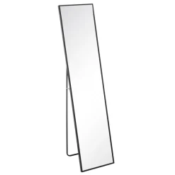 Banak Emer Miroir noir en aluminium décoratif en verre