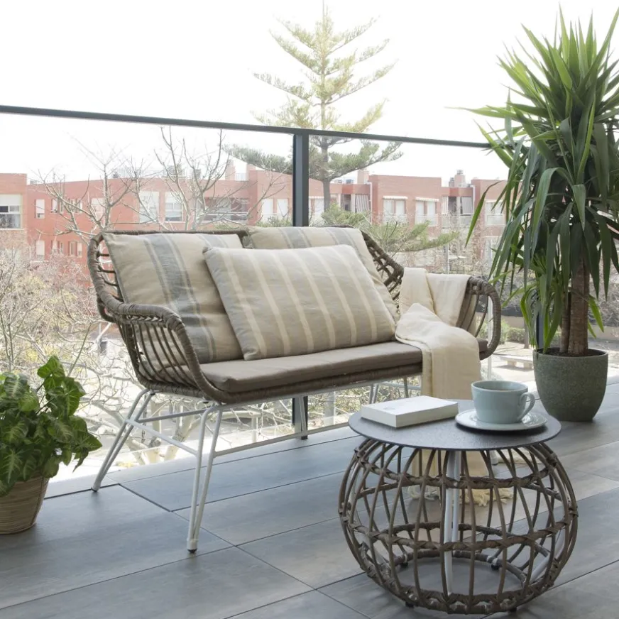 Banak Ensemble Canapé, 2 fauteuils et table basse mattia