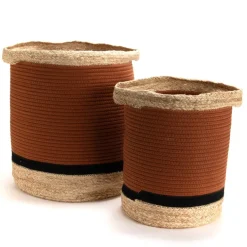 Banak Ensemble De 2 paniers en coton
