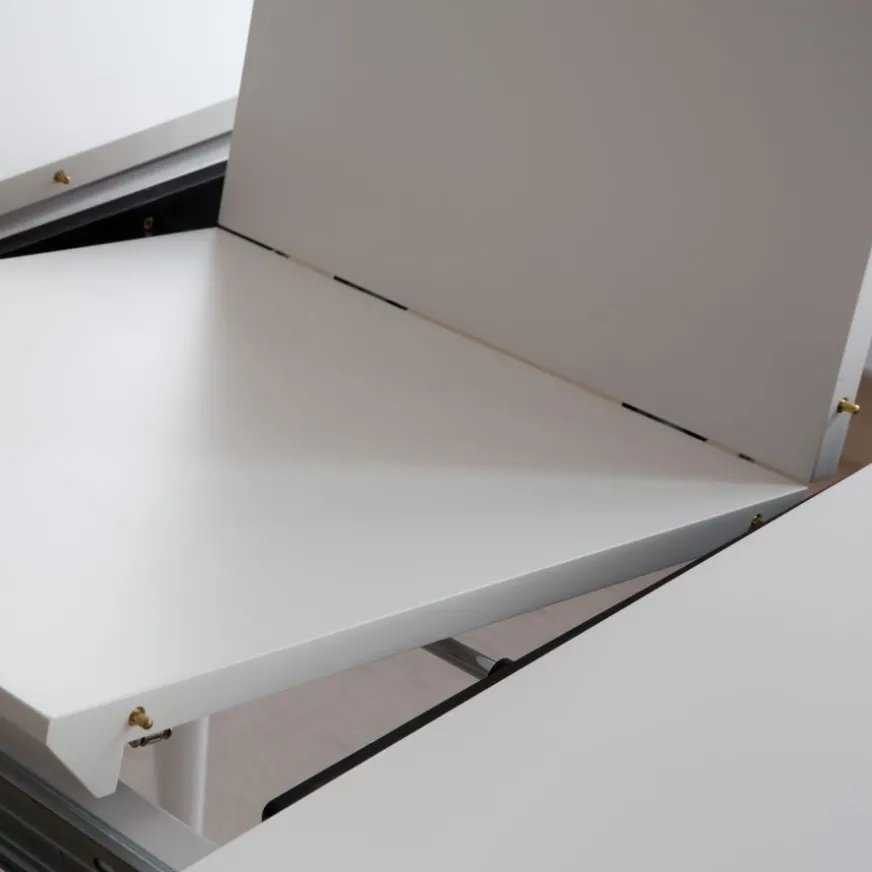 Banak Ensemble De table extensible didier et 4 chaises de salle à manger beige beirut