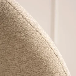 Banak Ensemble De table extensible didier et 4 chaises de salle à manger beige beirut