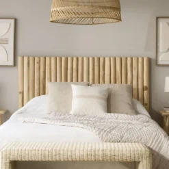 Banak Ensemble De tête de lit nusa et 2 tables de chevet nusa