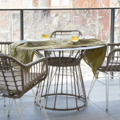 Banak Ensemble Table et 4 chaises mattia