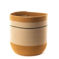 Banak Ertam Ensemble de 2 paniers en coton