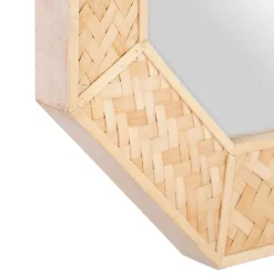 Banak Faisant Miroir mural en bambou