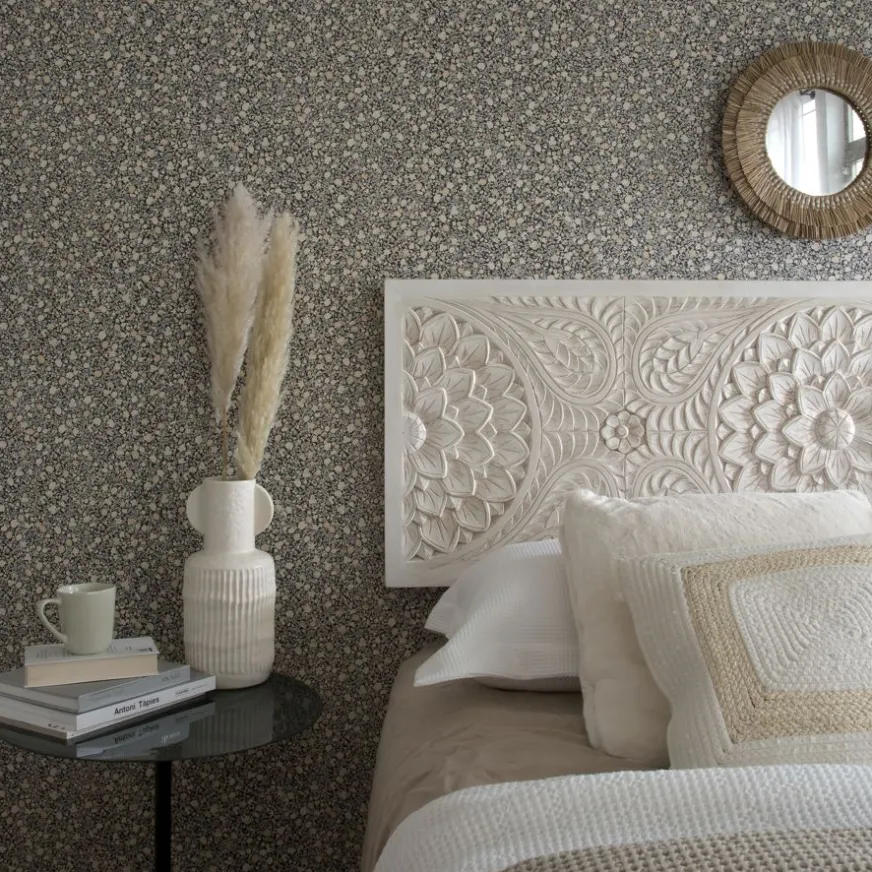 Banak Fiore Tête de lit en bois sculpté pour lit de 150 et 160