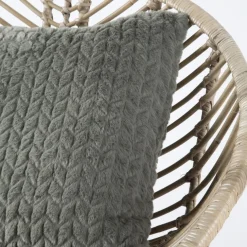 Banak Fosy Coussin gris chevron