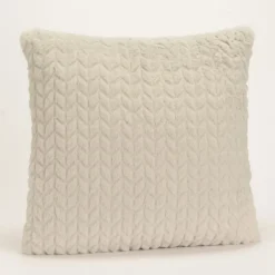 Banak Fox Coussin gris chevron