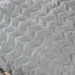 Banak Fox Coussin gris chevron