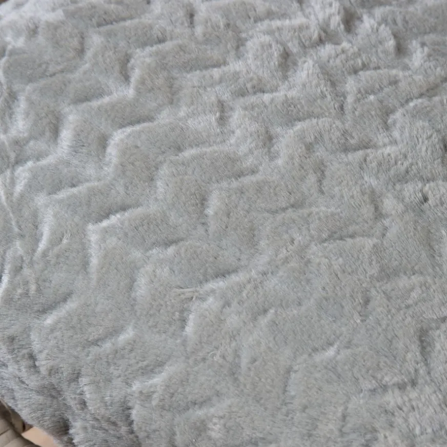 Banak Fox Coussin gris chevron