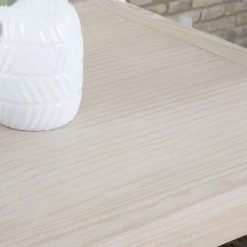 Banak Gael Table &agrave; manger extensible rectangulaire 140/190 en bois couleur naturelle