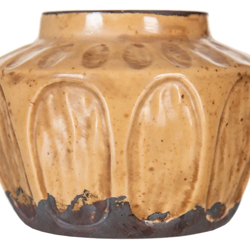 Banak Gete Vase marron decoration en ceramique