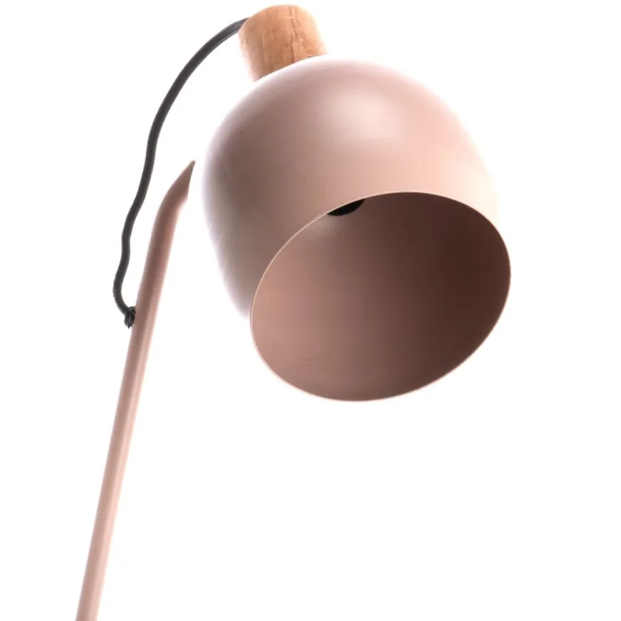 Banak Gotem Lampe de table en bois et en fer