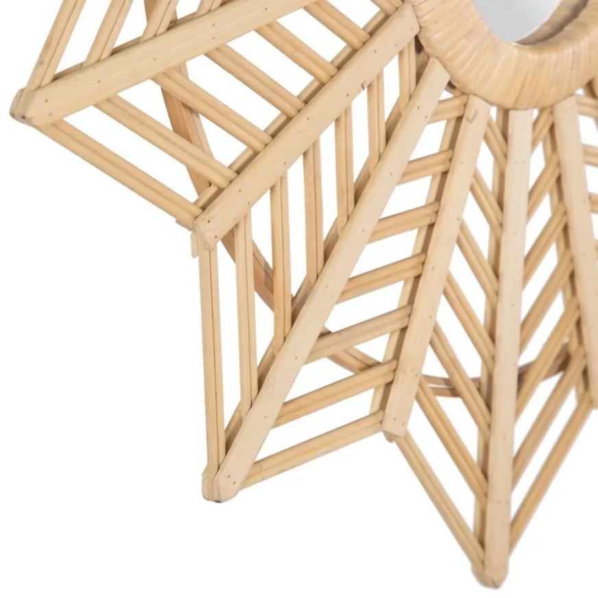 Banak Goty Miroir rond en bambou