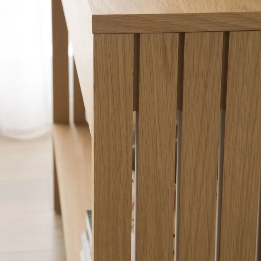 Banak Haiku Meuble d'entrée avec espace de rangement en bois