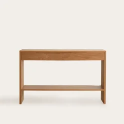 Banak Haiku Meuble d'entrée avec espace de rangement en bois