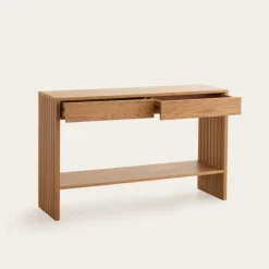 Banak Haiku Meuble d'entrée avec espace de rangement en bois