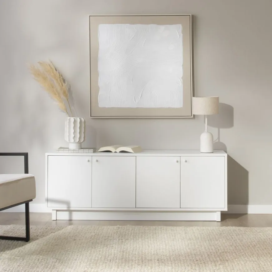 Banak Halti Meuble tv blanc