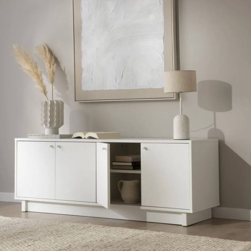 Banak Halti Meuble tv blanc