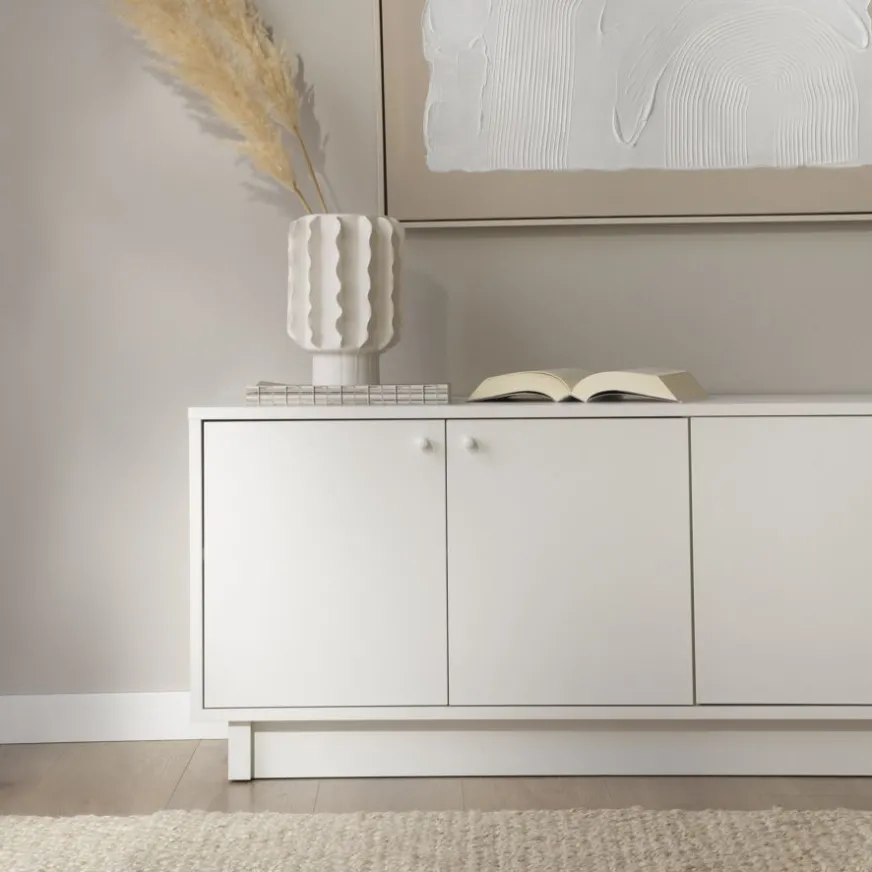 Banak Halti Meuble tv blanc