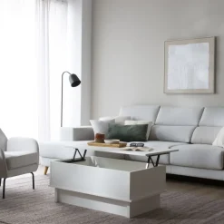 Banak Halti Table basse relevable blanche