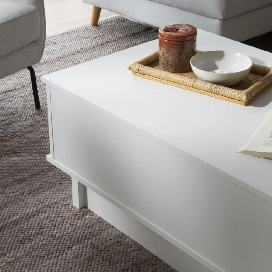 Banak Halti Table basse relevable blanche