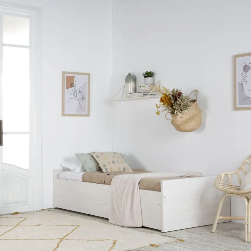 Enfant Banak Hansel Lit superposé pour matelas de 90x190